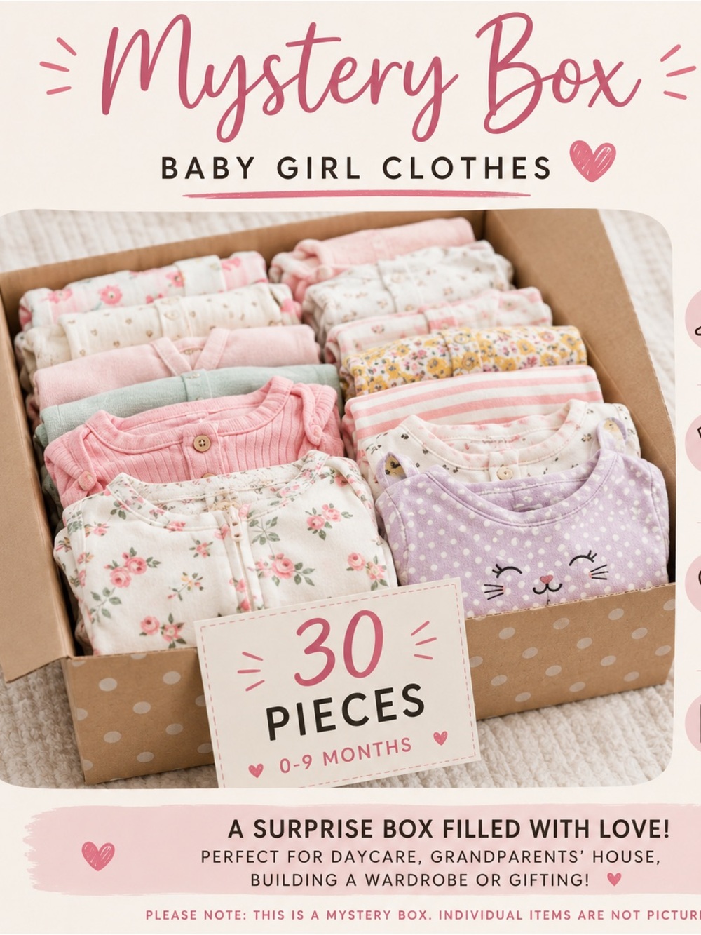 Carter's Baby Girl One-Piece and 2 pieces Lot in many colors